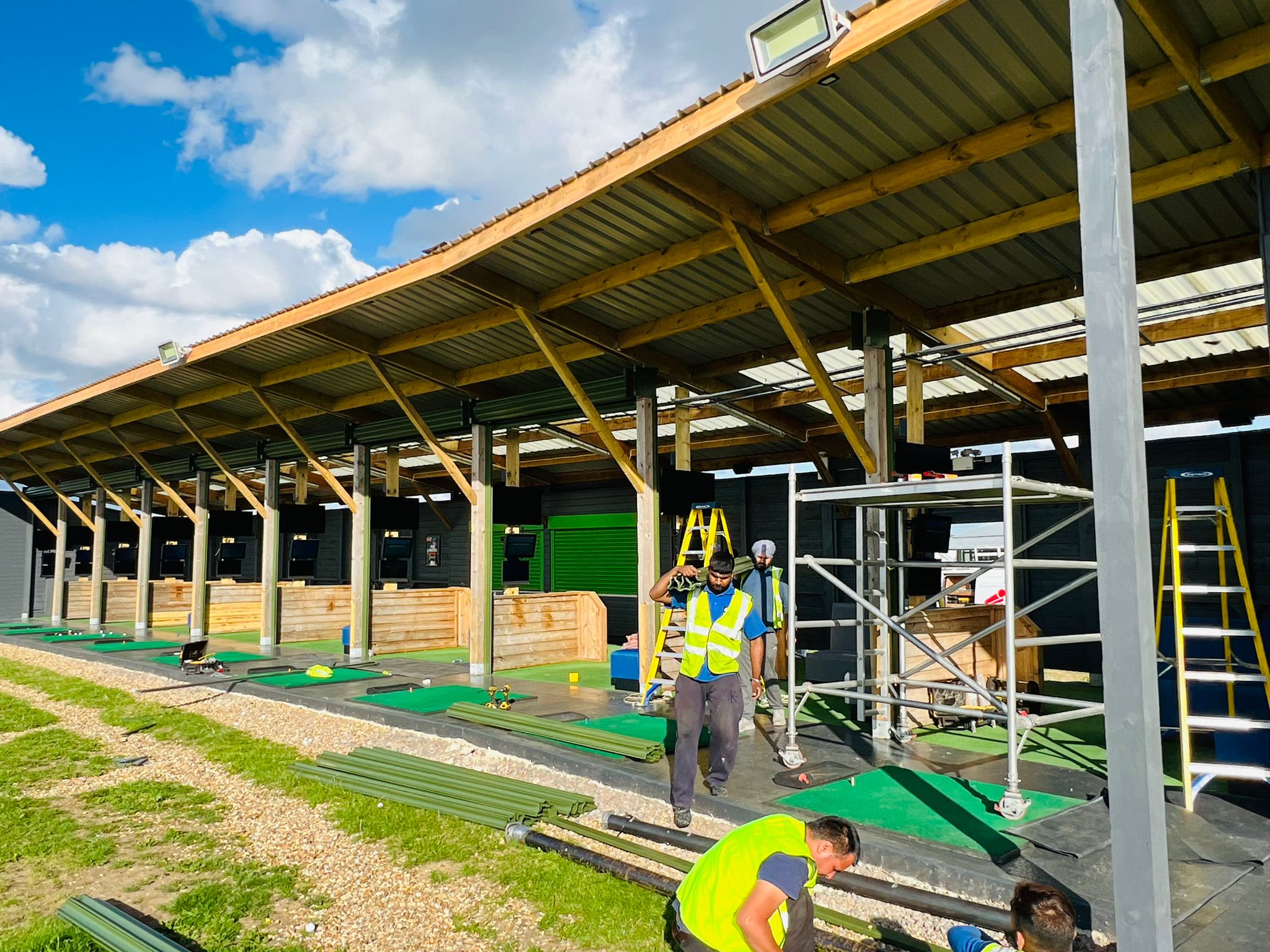 New roller shutter installation